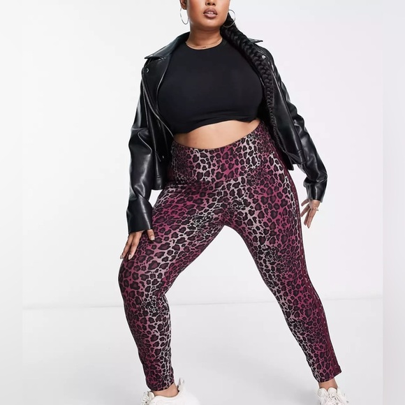 Adidas Originals three stripe leopard print leggings - Picture 8 of 8